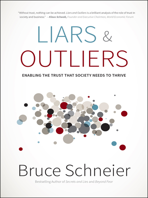 Cover image for Liars and Outliers